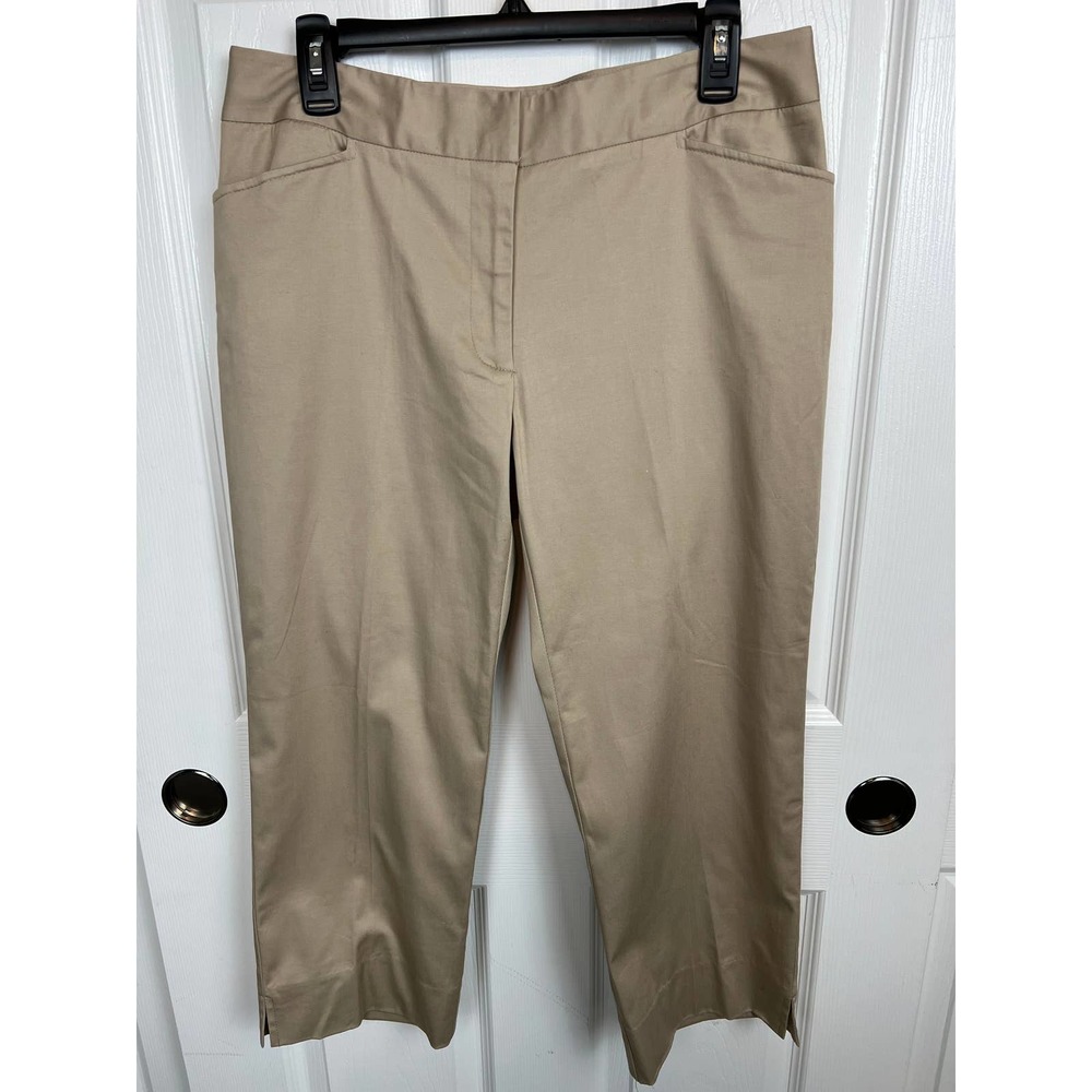 Karen Kane Lifestyle Side Slit Capri Size 8